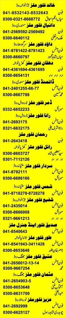FLOUR MILS FAISALABAD
